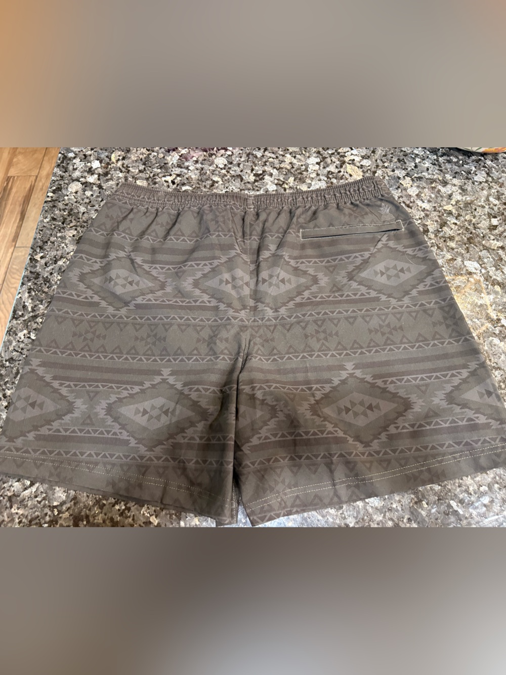 chubbies black Tribal Print Swim Shorts